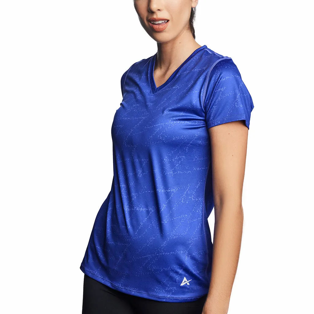 Women's Cooling V-Neck Short Sleeve T-Shirt- CLOSEOUT