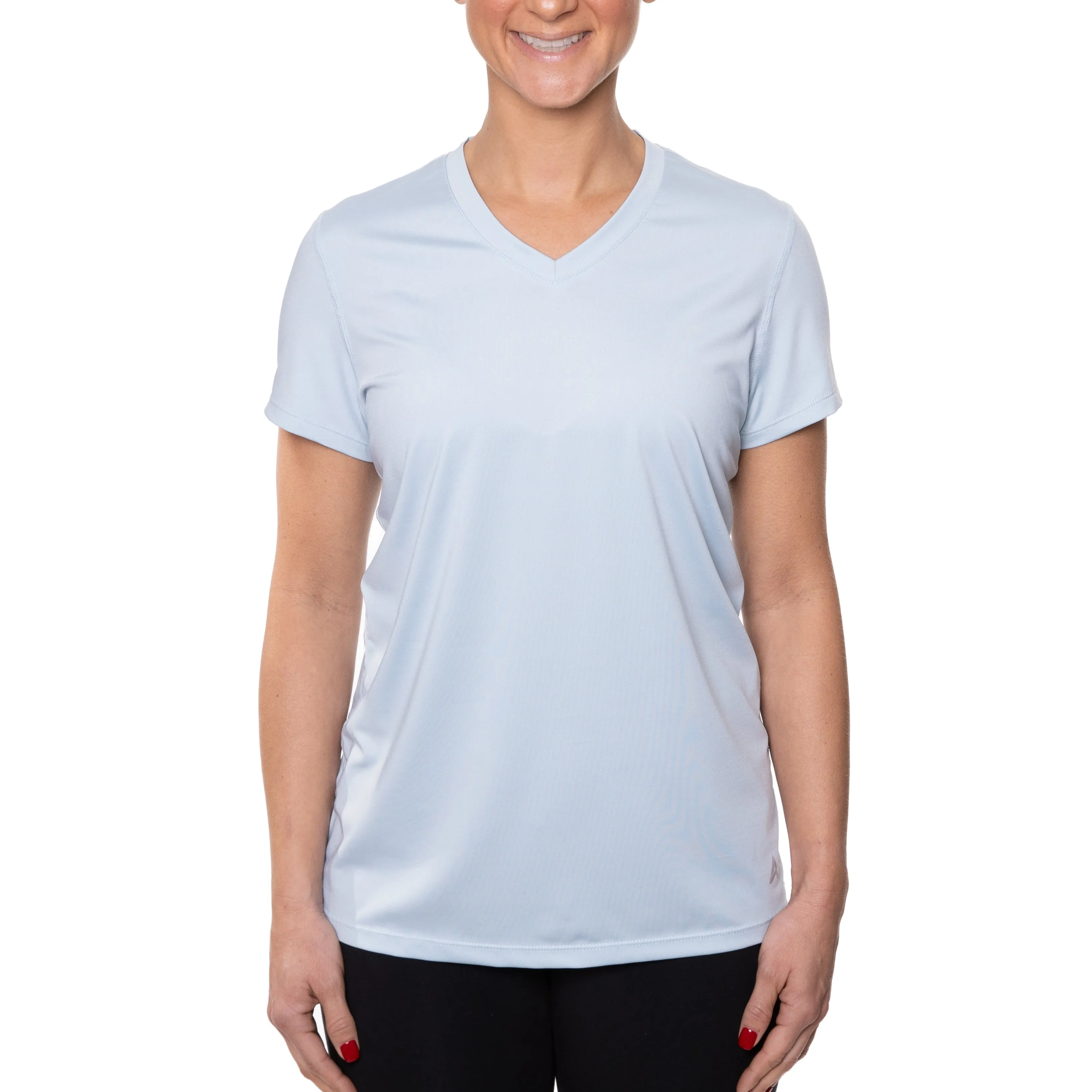 Women's Cooling V-Neck Short Sleeve T-Shirt- CLOSEOUT