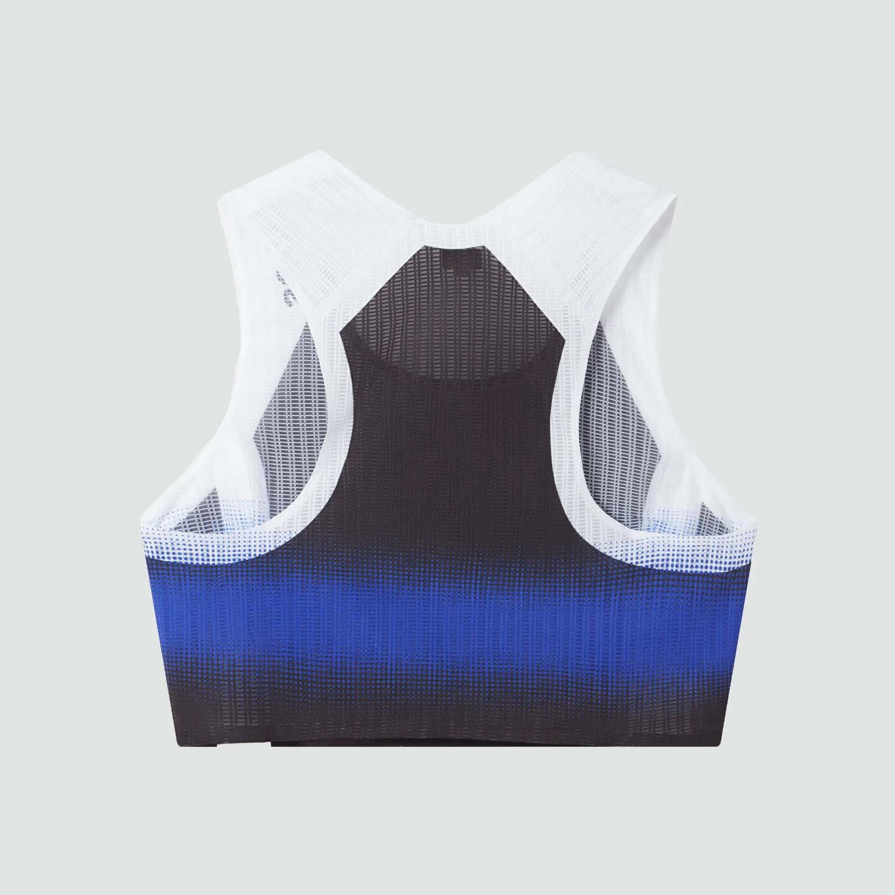 Women's Crop Vest - Black/Blue