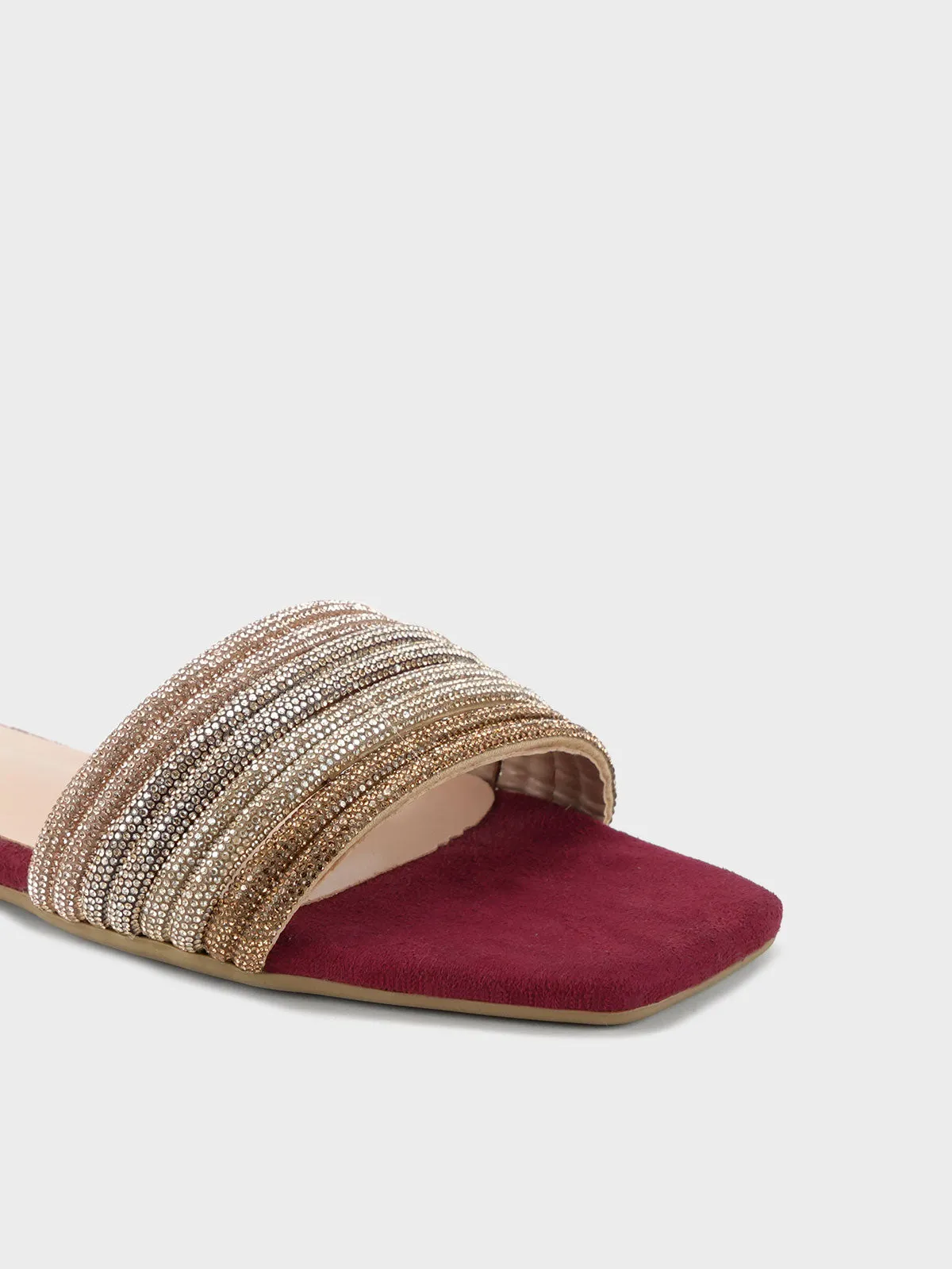 Womens "GLIDER" Flat Summer Slippers