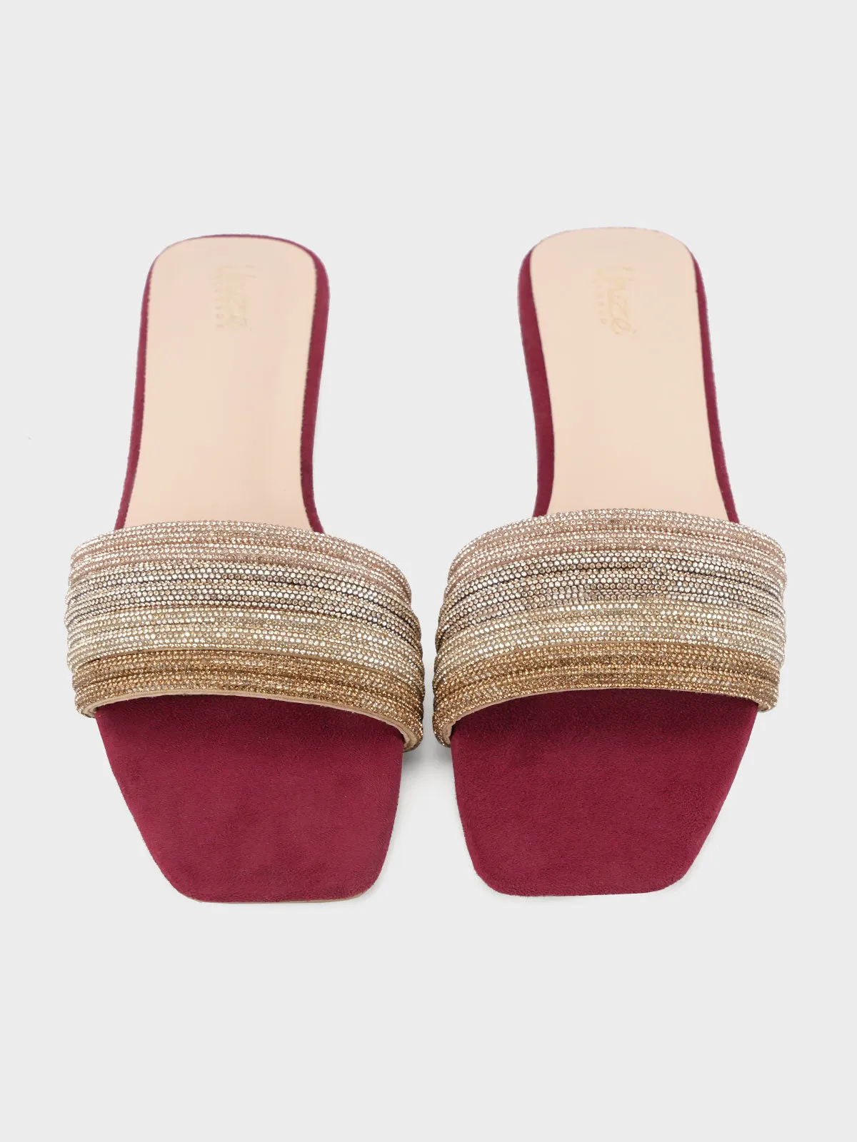 Womens "GLIDER" Flat Summer Slippers