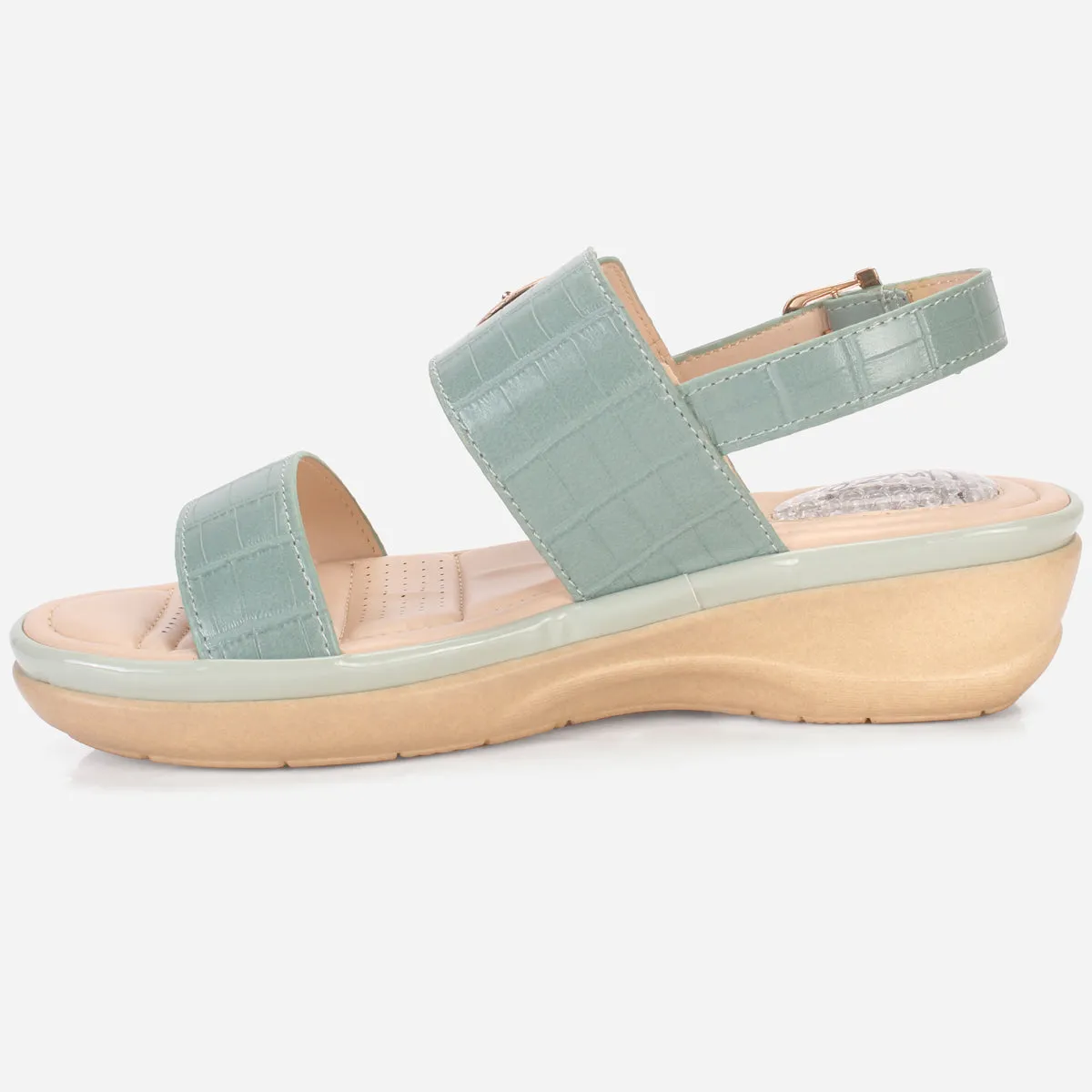 Womens "NIAMA" Open Toe Comfy Everyday Wedge Sandals