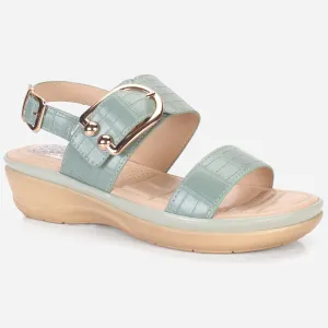 Womens "NIAMA" Open Toe Comfy Everyday Wedge Sandals