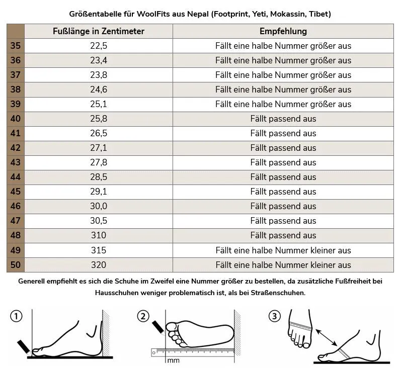 WoolFit® Handmade Guest Slippers Tibet