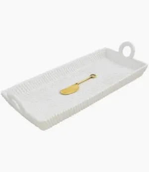 Woven Ceramic Hostess Set