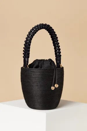 Woven Handle Lunchpail / Black