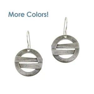 Woven Ring Wire Earring