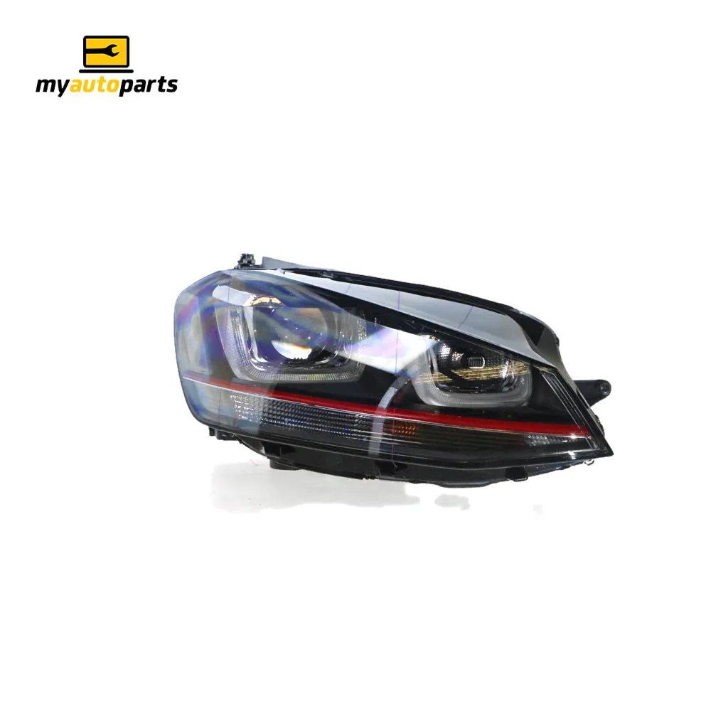 Xenon Head Lamp Drivers Side Genuine Suits Volkswagen Golf GTi Performance MK 7 10/2013 to 7/2017