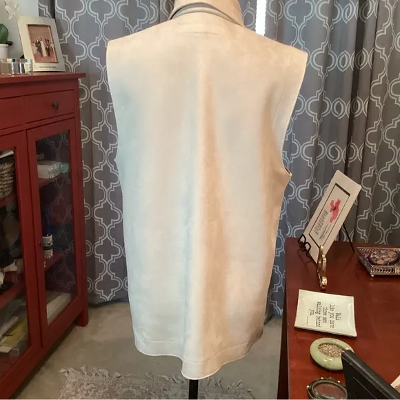 ZARA Faux Suede Vest.
